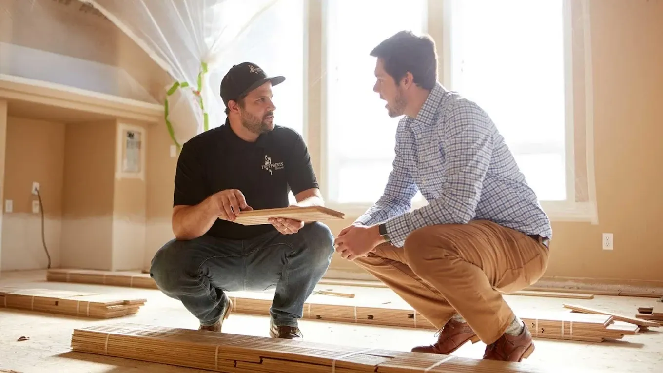 Footprints Floors of Tulsa business background image